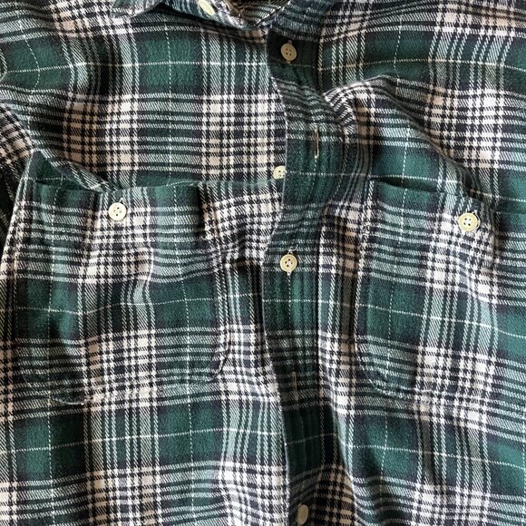 Vintage GAP green plaid shirt - Picture 3 of 3
